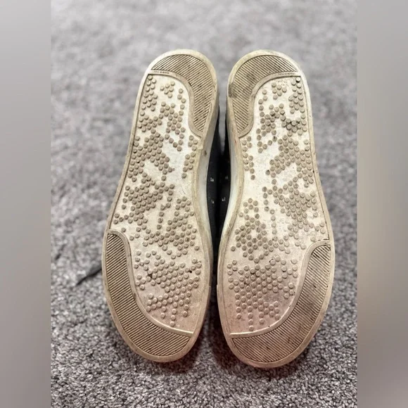 Men's Gianvito Rossi Black Leather High Top Sneakers Size EU 44 - Picture 7 of 8